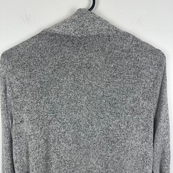 Bobeau Womens Lightweight Long Sleeve Button Heather Grey Open Cardigan Small - Picture 7 of 10
